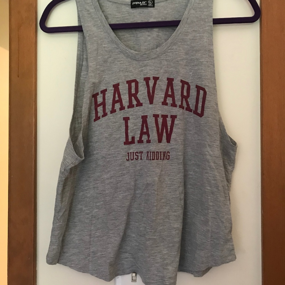 Harvard Law Just Kidding Graphic Tank